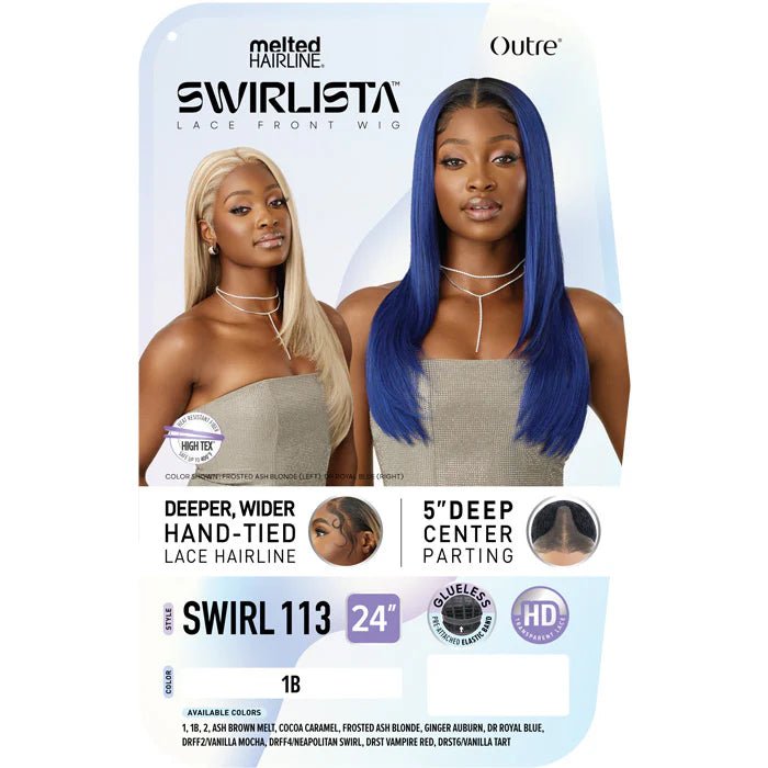 Outre Melted Hairline Swirlista HD Synthetic Lace Front Wig - Swirl 113 thumbnail 3