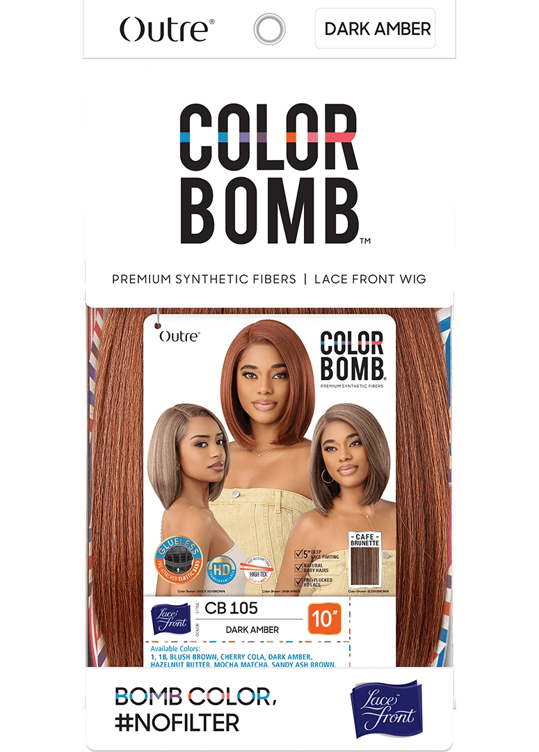 Outre Color Bomb Synthetic Lacefront Wig - CB 105 thumbnail 9