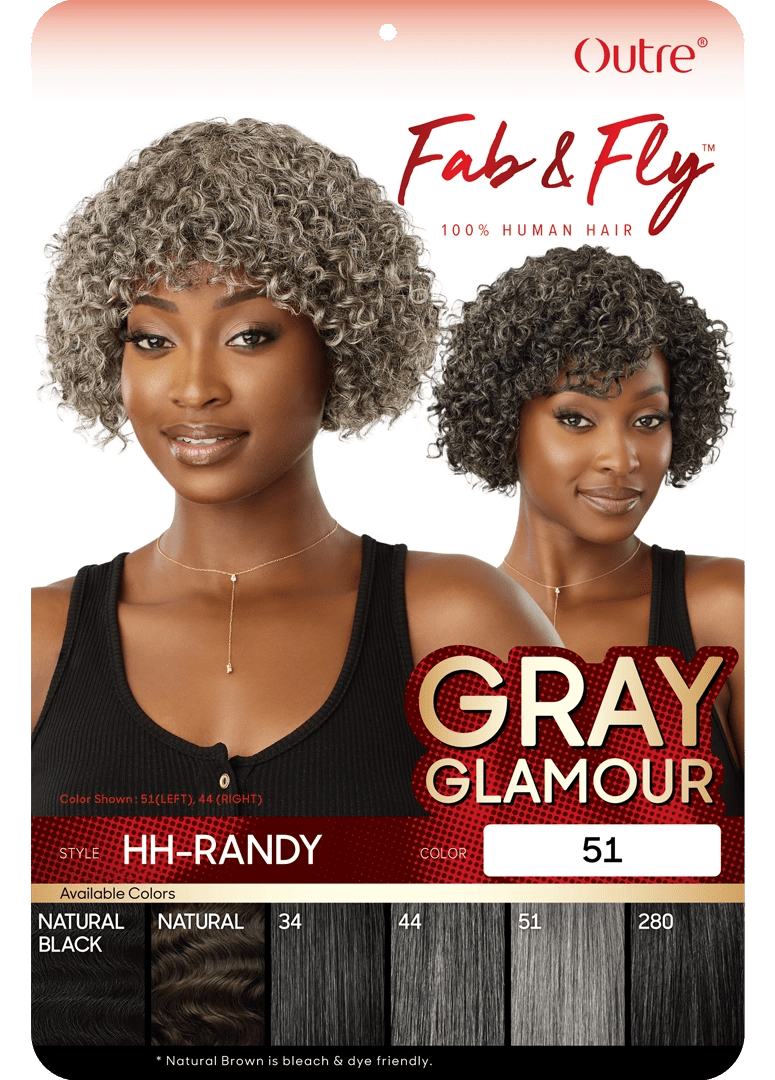 Outre Fab & Fly 100% Unprocessed Human Hair Full Wig - HH Randy thumbnail 6