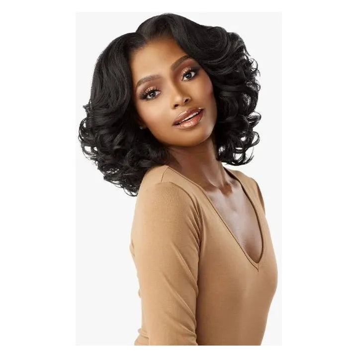 Sensationnel Kinky Edge 13X6 HD Lace Wig - KINKY BODY WAVE 14" thumbnail 4