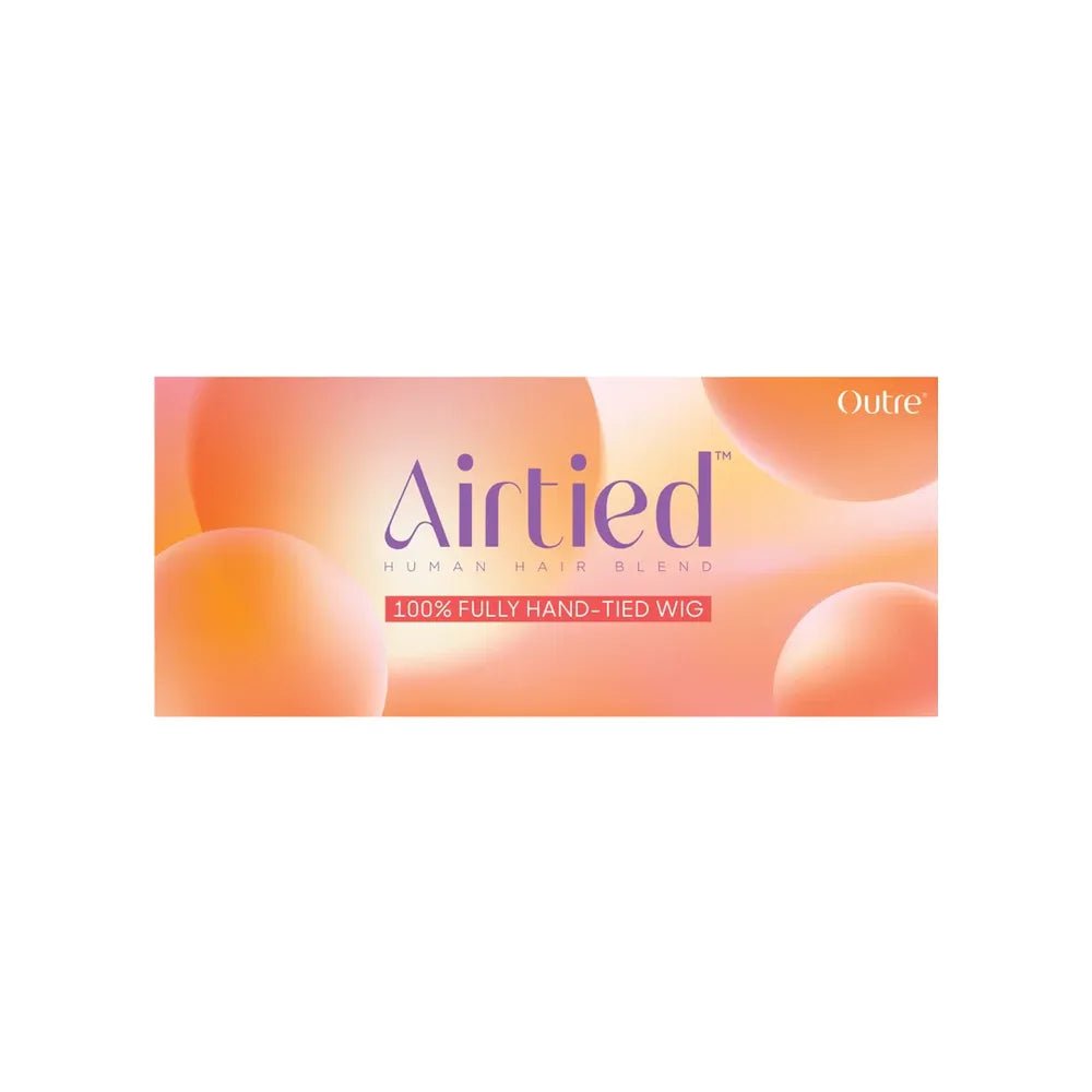 Outre Airtied 100% Fully Hand-Tied Human Hair Blend HD Lace Wig - Sleek Yaki 20" thumbnail 8
