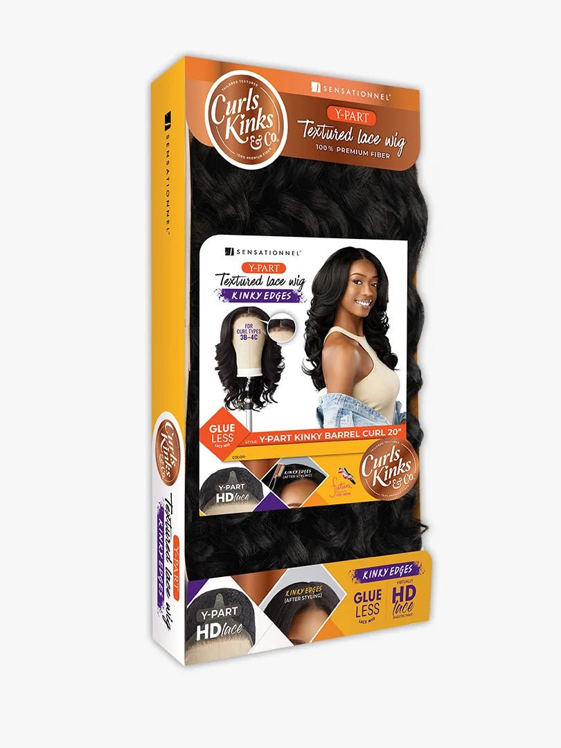 Sensationnel Kinky Edges Y-Part - Kinky Barrel Curl 20" thumbnail 8