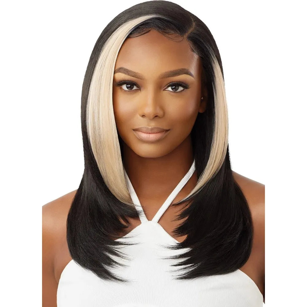 Outre Sleeklay Part Synthetic C-Part Wig - Etina thumbnail 4