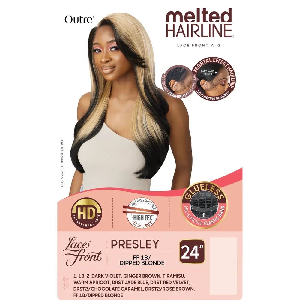 Outre Melted Hairline Synthetic HD Lace Front Wig - Presley thumbnail 7