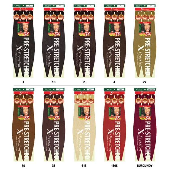 X-Pression: 3X Ultra Pre-Stretched Braid 52" thumbnail 2