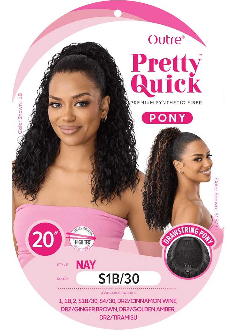 Outre Pretty Quick Drawstring Ponytail – Nay thumbnail 7