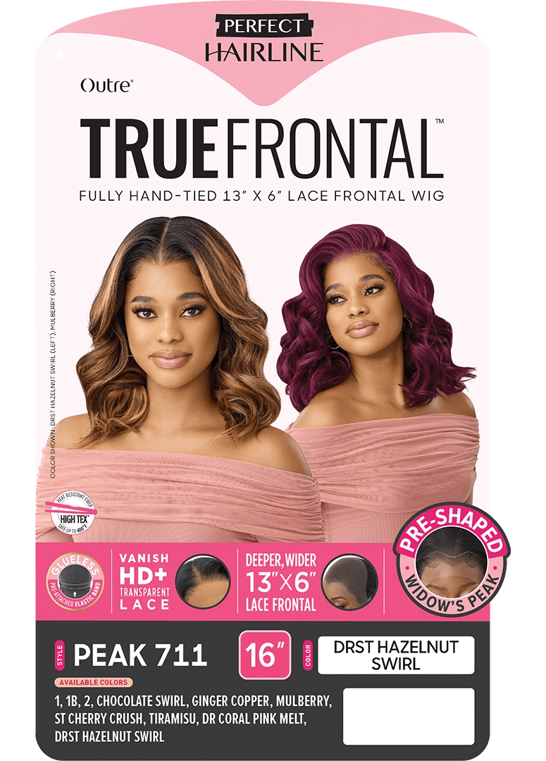 Outre Perfect Hairline True Frontal 13x6 HD Lace Front Wig - Peak 711 thumbnail 7