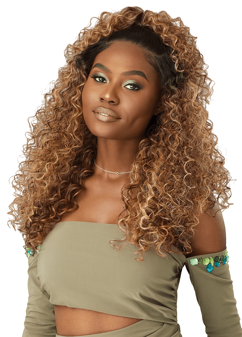 Outre 6x5 Pre-Cut Lace Closure Wig - HHB-Dominican Curly 22" thumbnail 4