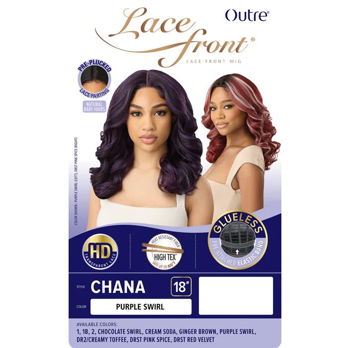 Outre Synthetic HD Lace Lace Front Wig - Chana 18” thumbnail 3
