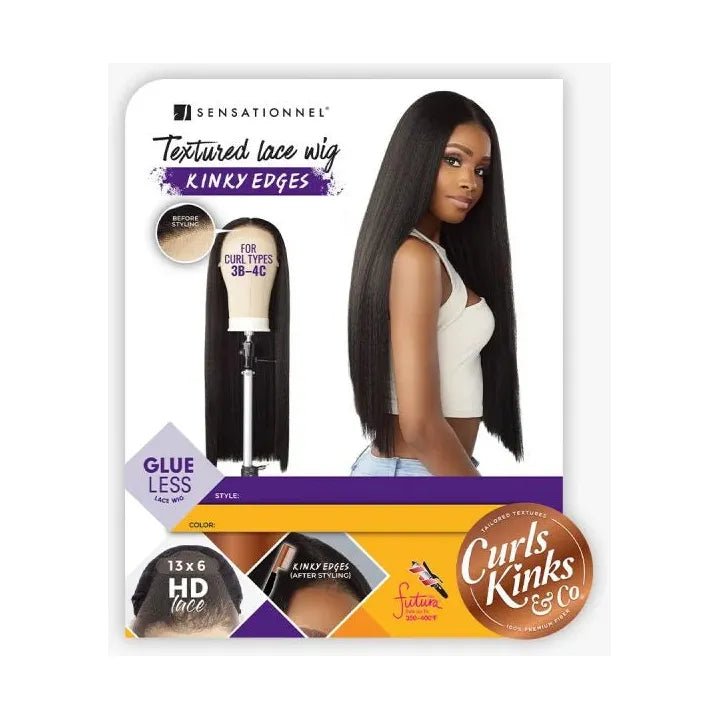Sensationnel Curls Kinks & Co. 13×6 HD Lace Wig – Kinky Silk Pressed 26″ thumbnail 3