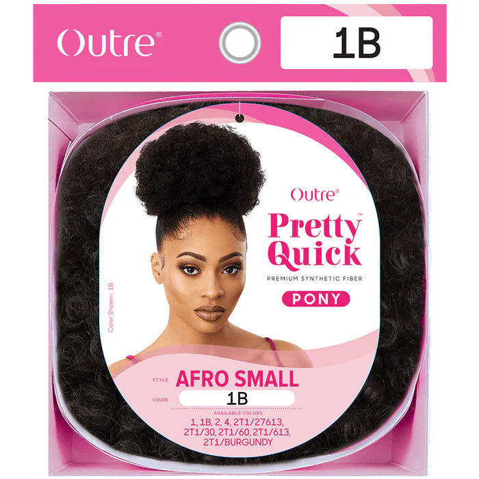 Outre Pretty Quick Drawstring Ponytail – Afro Small thumbnail 5