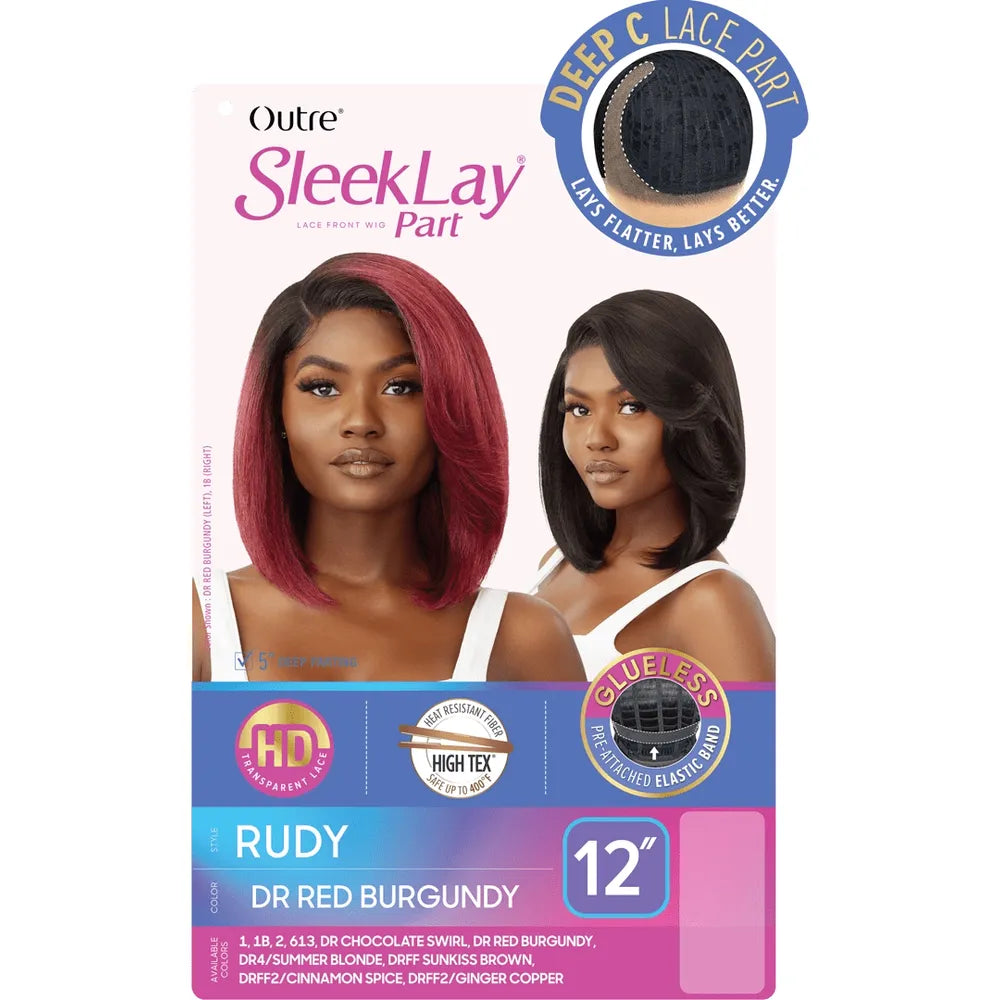 Outre Sleeklay Part Synthetic C-Part Wig - Rudy thumbnail 5