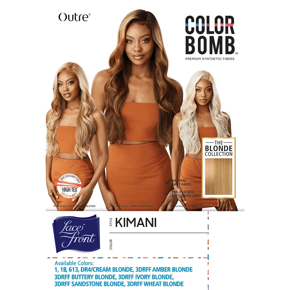 Outre Color Bomb Synthetic Lace Front Wig - Kimani thumbnail 3