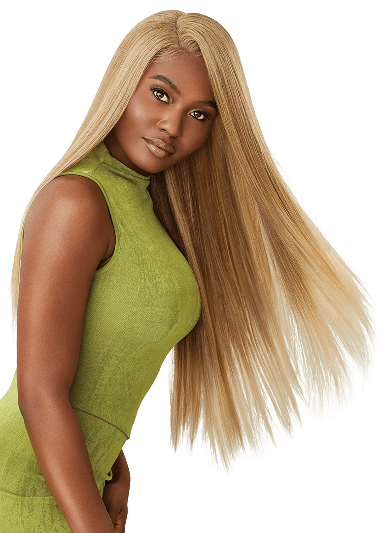 Outre 6x5 Pre-Cut Lace Closure Wig - HHB - Sleek Yaki 30" thumbnail 3