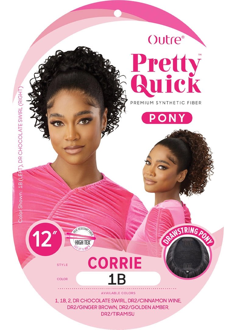 Outre Pretty Quick Drawstring Ponytail – Corrie thumbnail 6