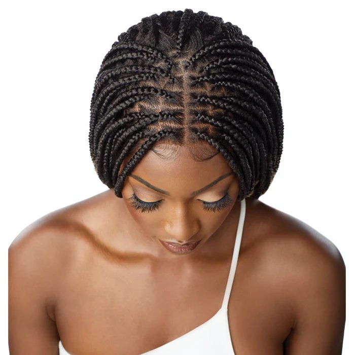 Outre 13x4 Lace Frontal Synthetic Wig -  Knotless Square Part Braids thumbnail 4