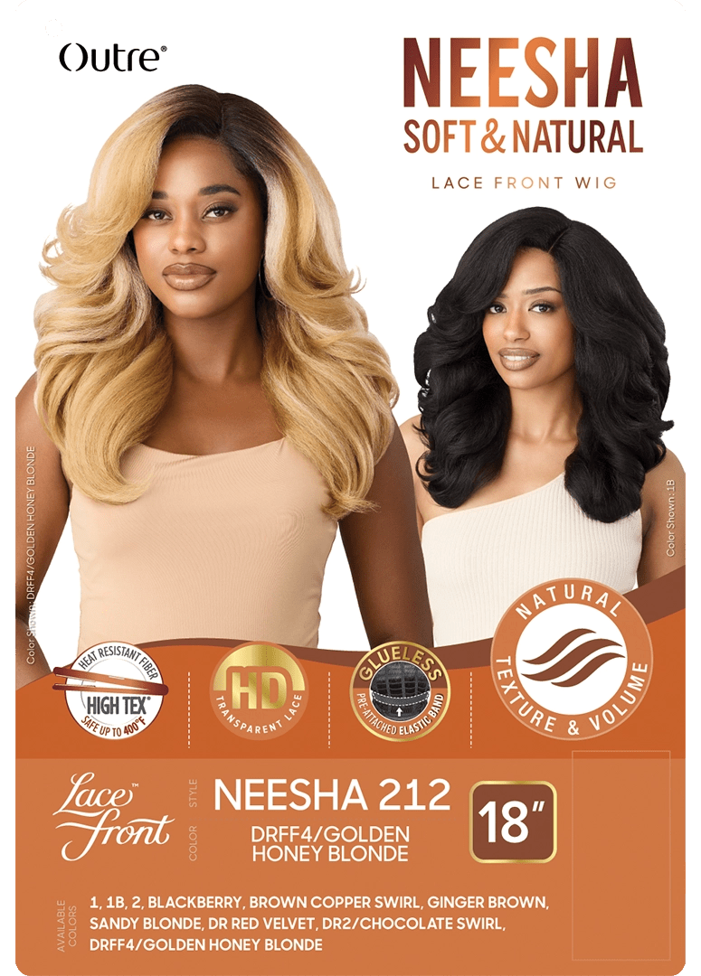 Outre Neesha Soft & Natural Lace Front Wig - Neesha 212 thumbnail 6