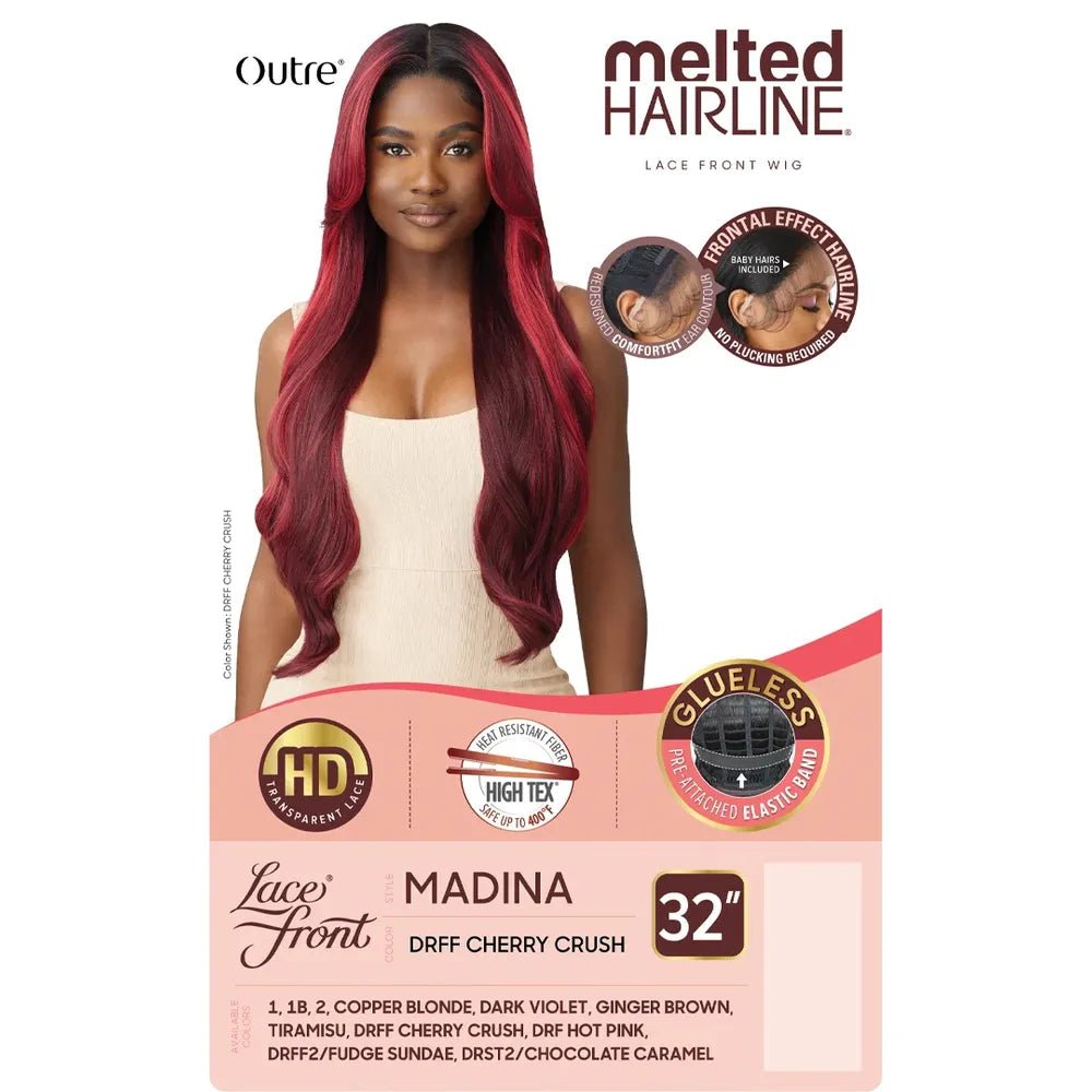 Outre Melted Hairline Synthetic HD Lace Front Wig - Madina thumbnail 7