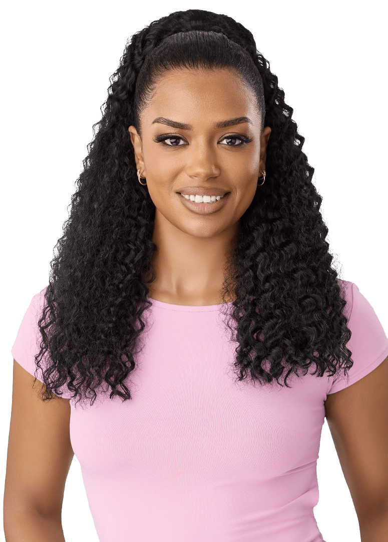 Outre Pretty Quick Drawstring Ponytail – Lilla thumbnail 5