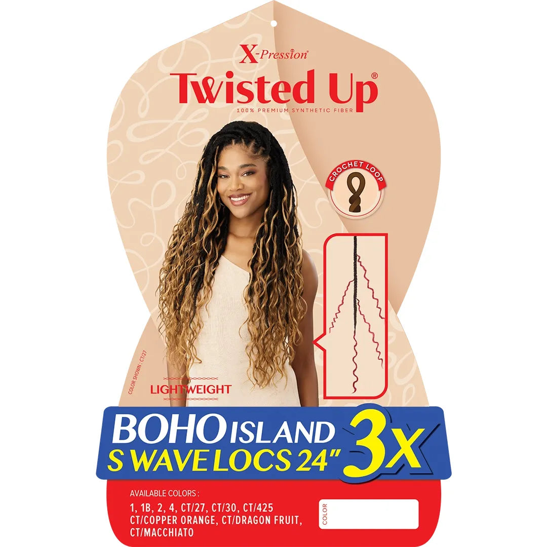Outre: Xpression 3X BOHO Island S Wave Locs 24" thumbnail 3