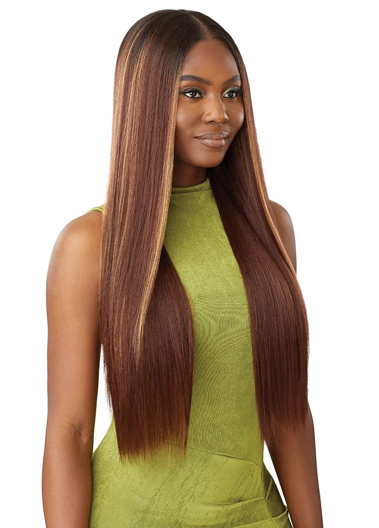 Outre 6x5 Pre-Cut Lace Closure Wig - HHB - Sleek Yaki 30" thumbnail 5
