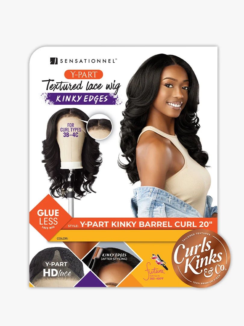 Sensationnel Kinky Edges Y-Part - Kinky Barrel Curl 20" thumbnail 7