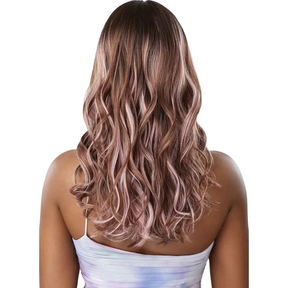 Outre Airtied 100% Fully Hand-Tied Human Hair Blend HD Lace Wig - Natural Wave 20" thumbnail 7