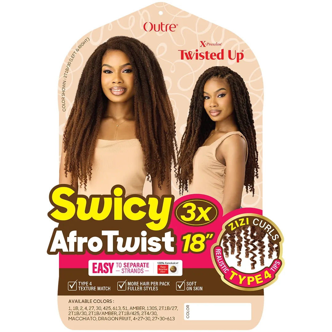 Outre: X-Pression 3X Swicy Afro Twist 18" thumbnail 6