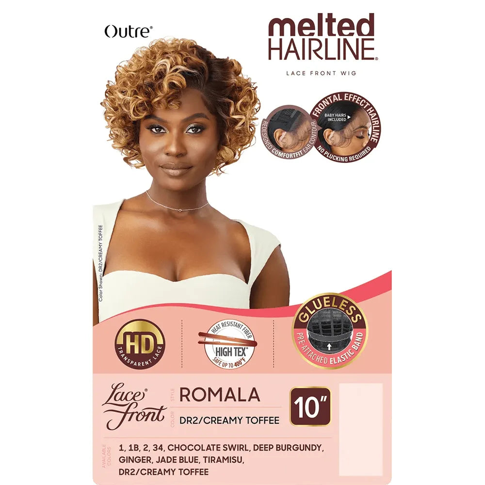 Outre Melted Hairline Synthetic HD Lace Front Wig - Romala thumbnail 8