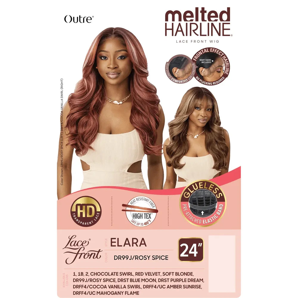 Outre Melted Hairline Synthetic HD Lace Front Wig - Elara thumbnail 7