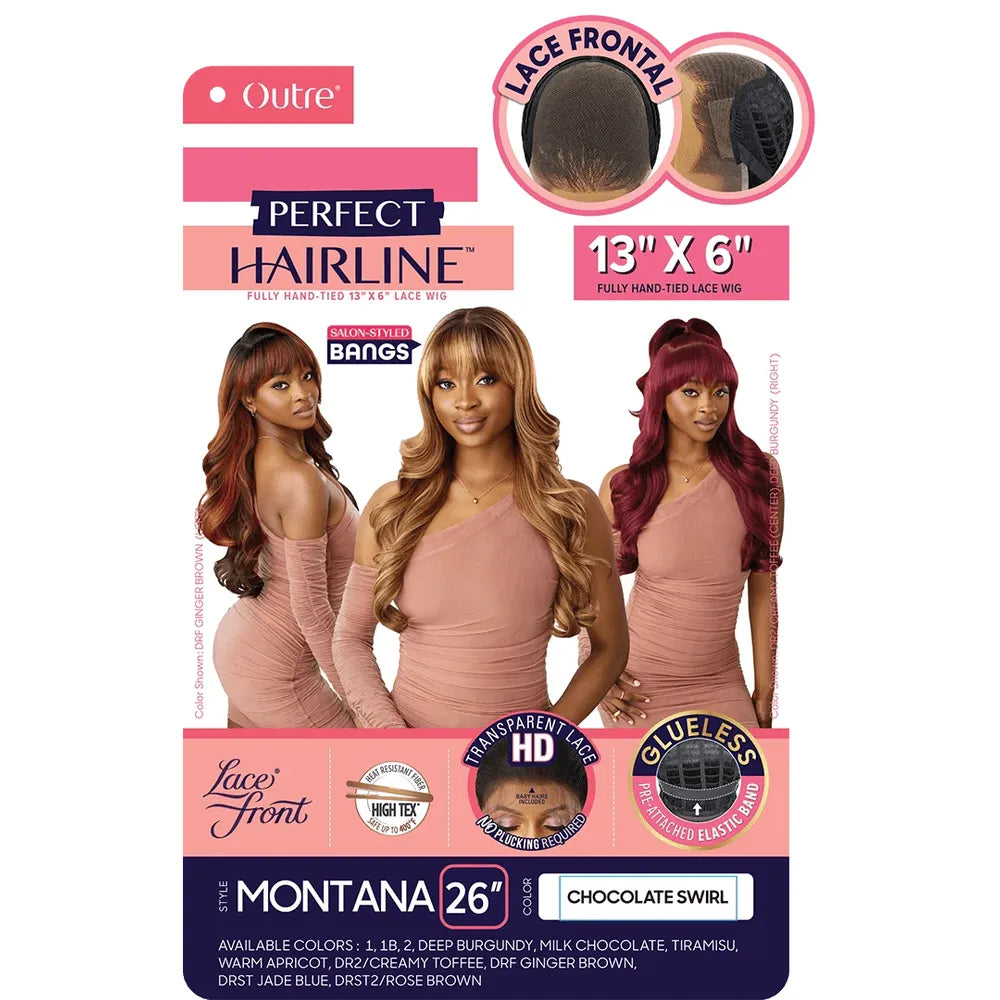 Outre Perfect Hairline 13x6 HD Lace Front Wig - Montana thumbnail 6