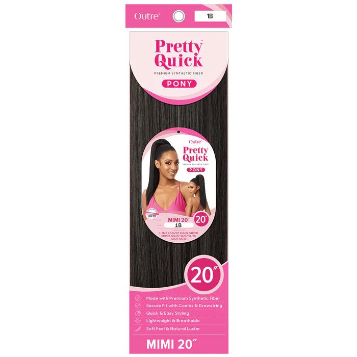 Outre Pretty Quick Drawstring Ponytail – Mimi 20”