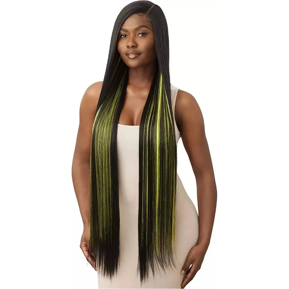 Outre Color Bomb Synthetic HD Lace Front Wig - Miraj thumbnail 4