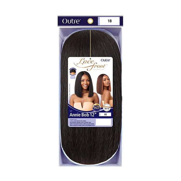 Outre Synthetic HD Lace Lace Front Wig - Annie Bob 12” thumbnail 5