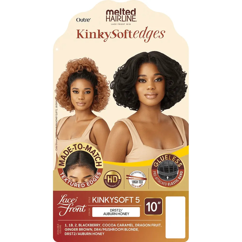 Outre Melted Hairline Kinky Soft Edges HD Lace Front Wig - Kinky Soft 5 thumbnail 6