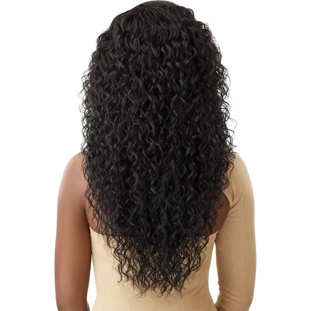 Outre 100% Human Hair Blend 5x5 HD Lace Closure Wig - Malaysian Deep 26" thumbnail 5