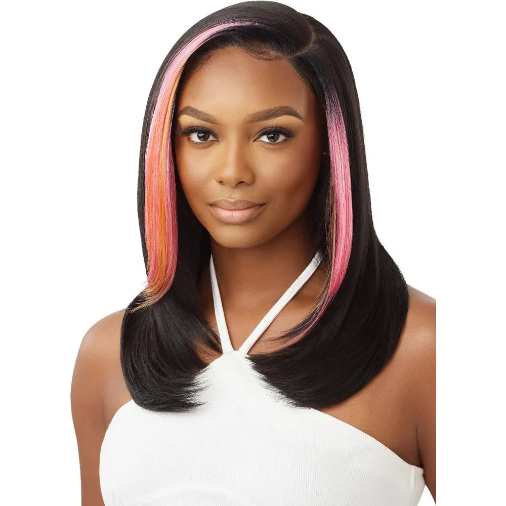 Outre Sleeklay Part Synthetic C-Part Wig - Etina thumbnail 3