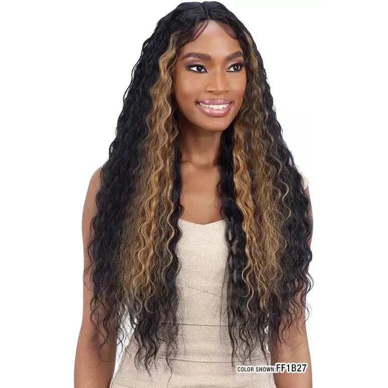 Mayde Beauty Axis Synthetic Lace Front Wig - Sleek Crimp