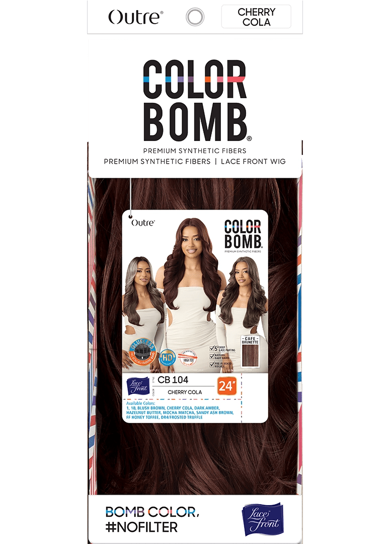 Outre Color Bomb Synthetic Lacefront Wig - CB 104 thumbnail 9