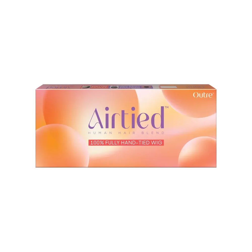 Outre Airtied 100% Fully Hand-Tied Human Hair Blend HD Lace Wig - Natural Wave 20" thumbnail 9