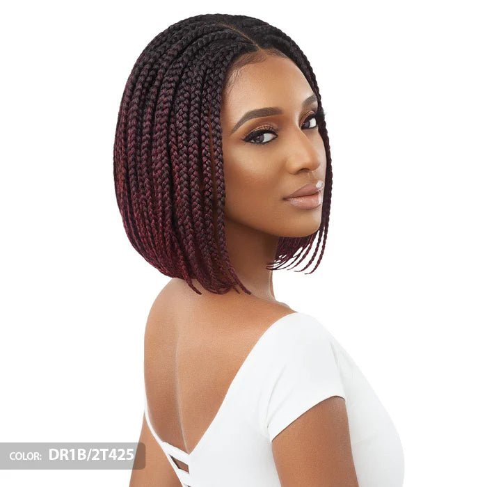 Outre 4x4 Lace Front Box Braid Bob Wig - 12" thumbnail 3