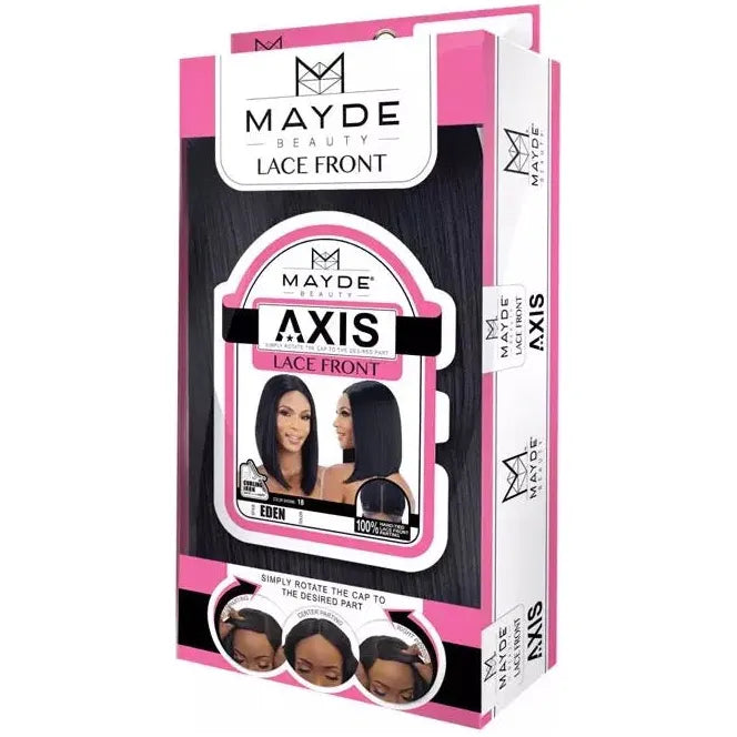 Mayde Axis Synthetic Lace Parting Wig - Eden thumbnail 3