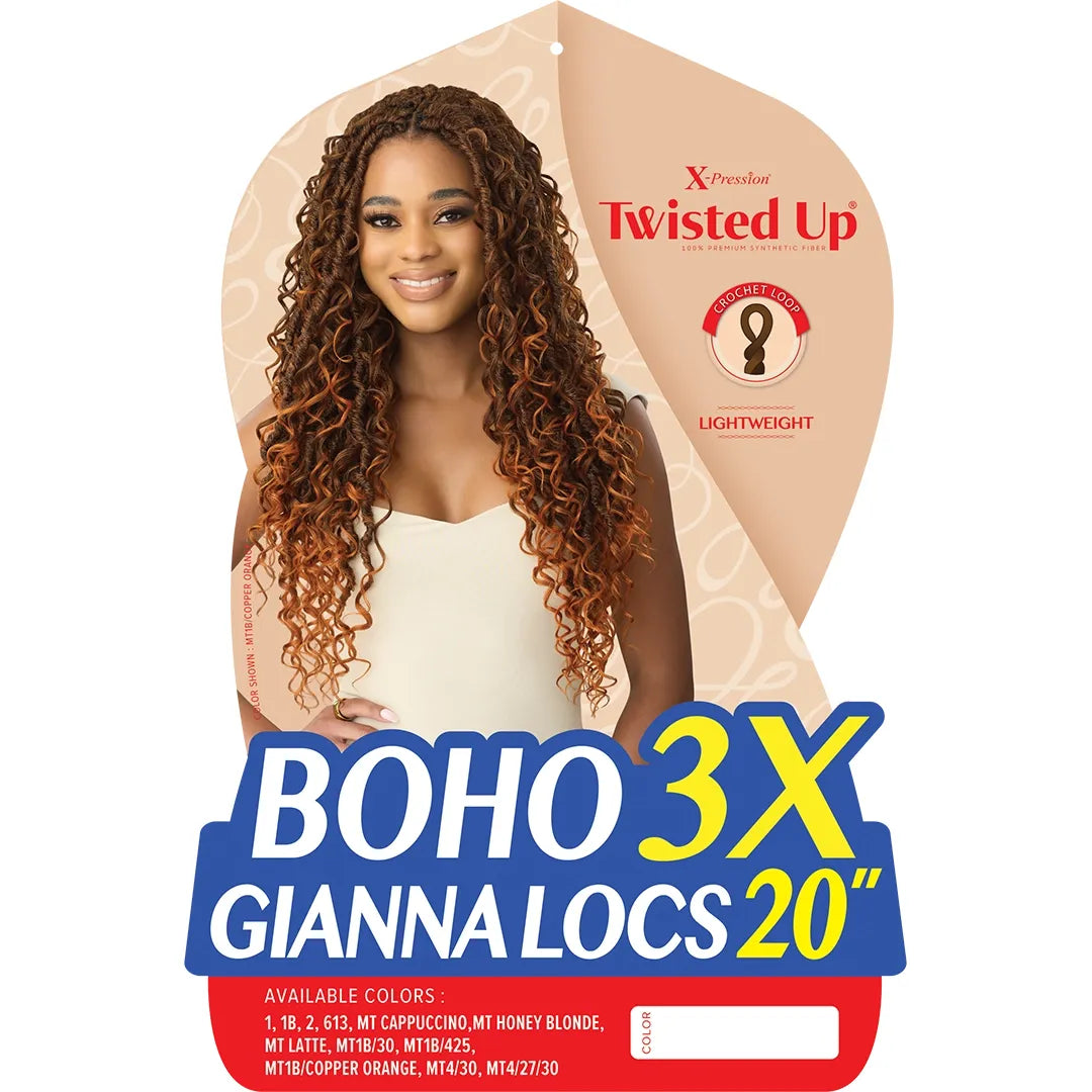 Outre: Xpression 3X BOHO Gianna Locs 20" thumbnail 3
