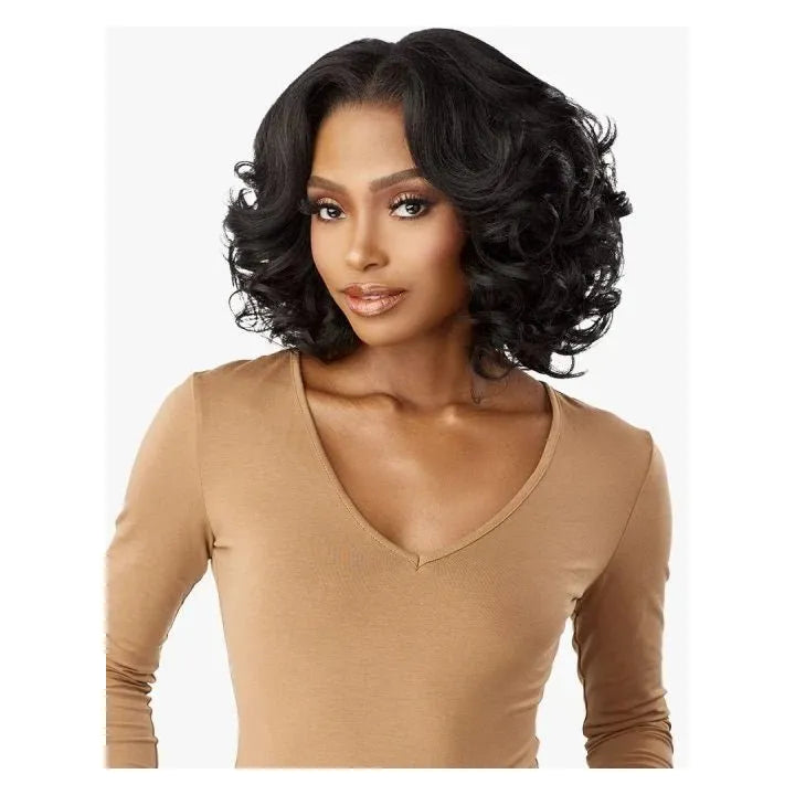 Sensationnel Kinky Edge 13X6 HD Lace Wig - KINKY BODY WAVE 14" thumbnail 2