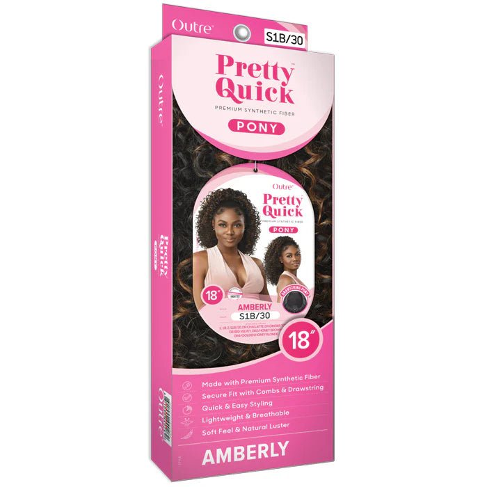 Outre Pretty Quick Drawstring Ponytail – Amberly thumbnail 5