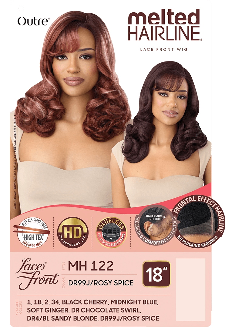 Outre Melted Hairline Synthetic HD Lace Front Wig – MH 122 thumbnail 7