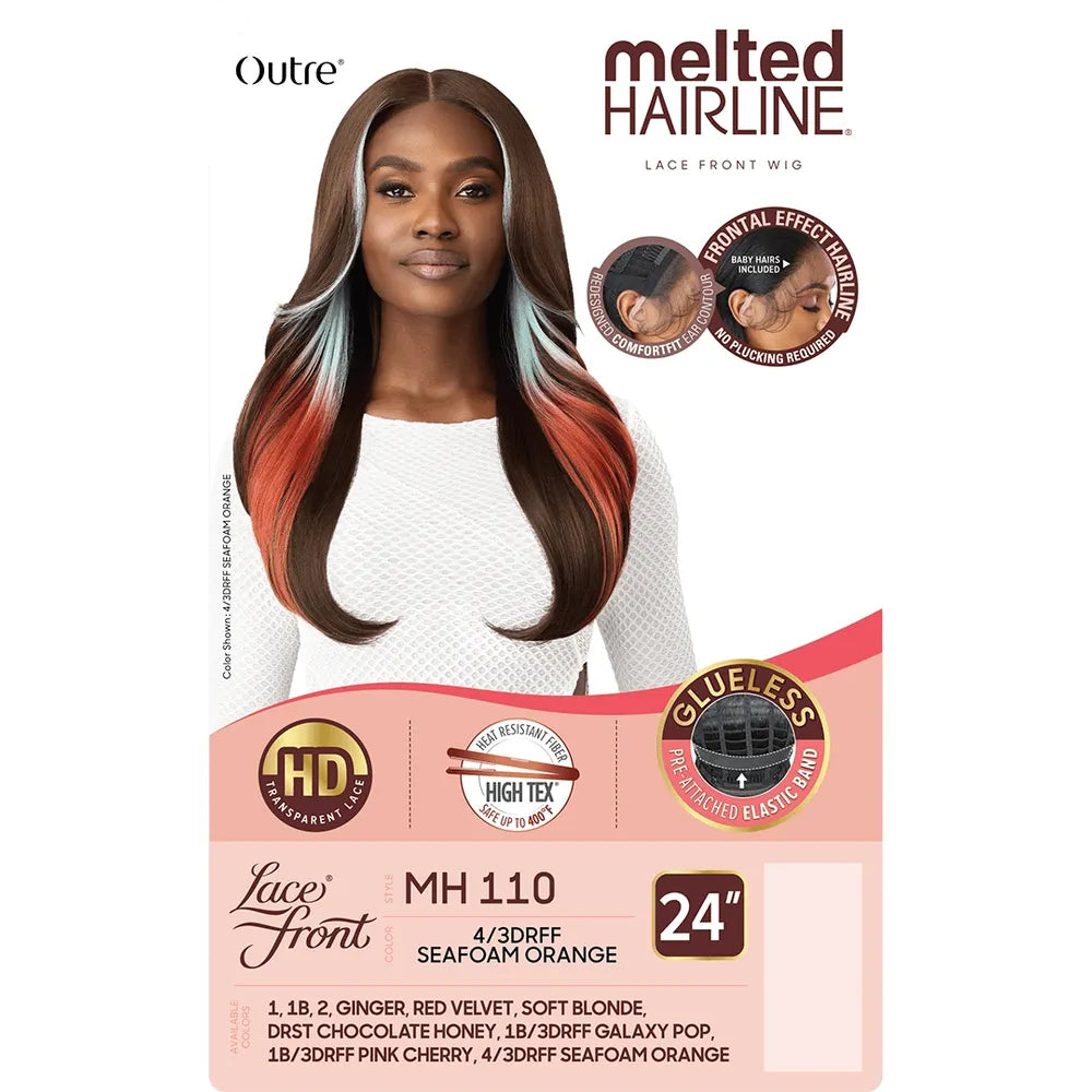 Outre Melted Hairline Synthetic HD Lace Front Wig - MH 110 thumbnail 4