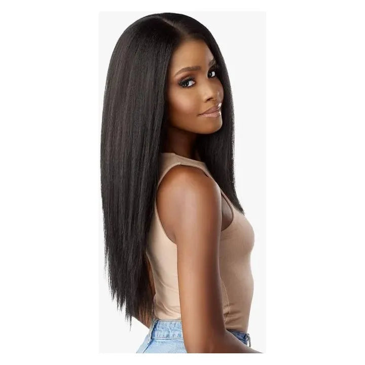 Sensationnel Kinky Edges 13x6 HD Lace Wig – Kinky Straight 24" thumbnail 2