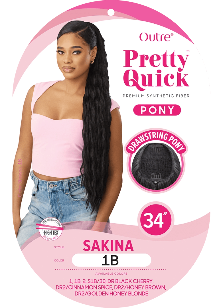Outre Pretty Quick Ponytail – Sakina thumbnail 6