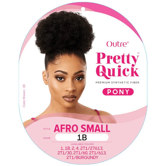 Outre Pretty Quick Drawstring Ponytail – Afro Small thumbnail 4